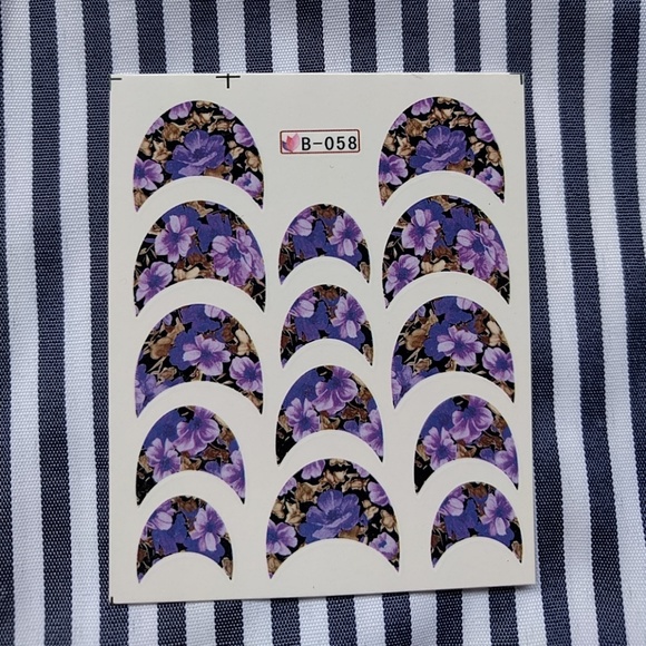 Diamonds & Jules Other - French Tip Waterslide Nail Decals